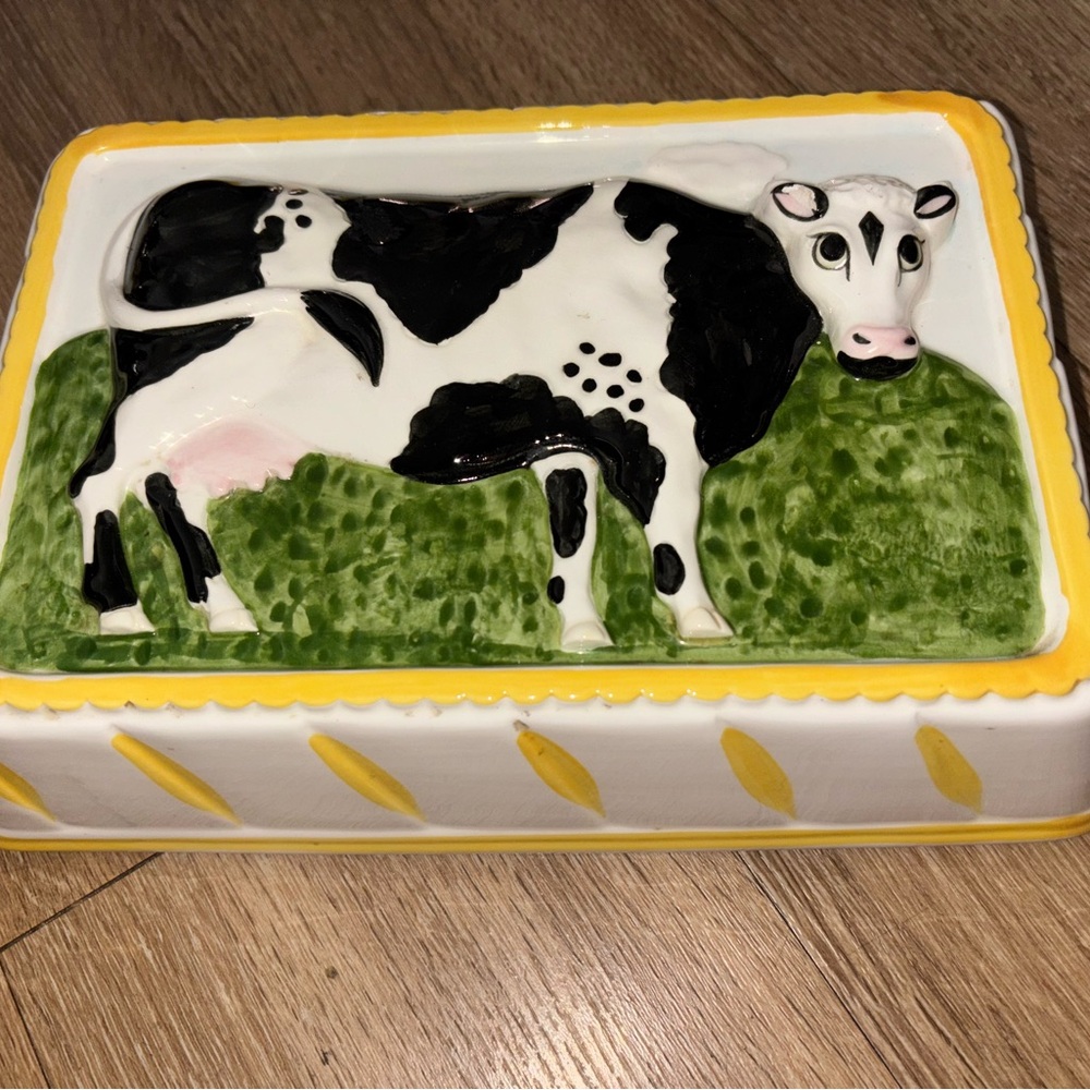 vintage ceramic cow jello mold. By Andrea West Sigma box L